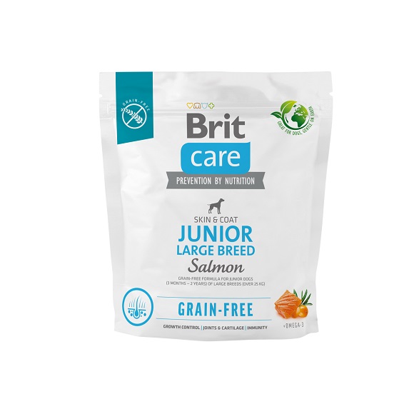 Brit care junior large salmon shop